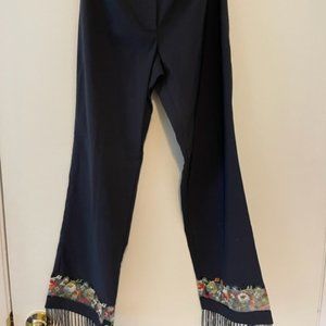 Bissou Bissou Pants w gorgeous embroidery and beads- 4